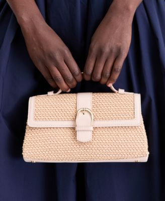 Kristt Straw Small Satchel Bag