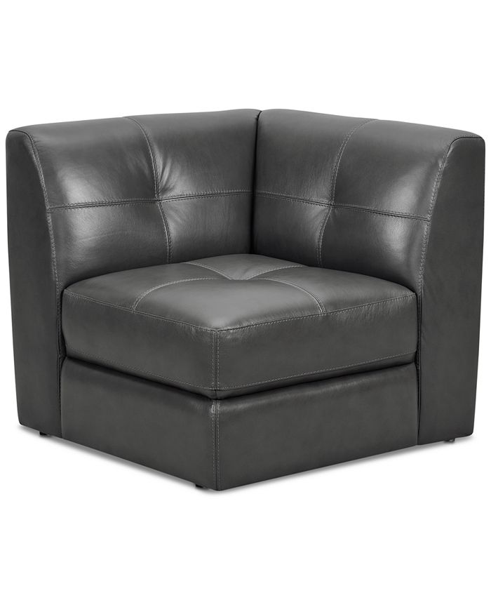Furniture CLOSEOUT! Fabrina Leather Corner Wedge, Created for Macy's