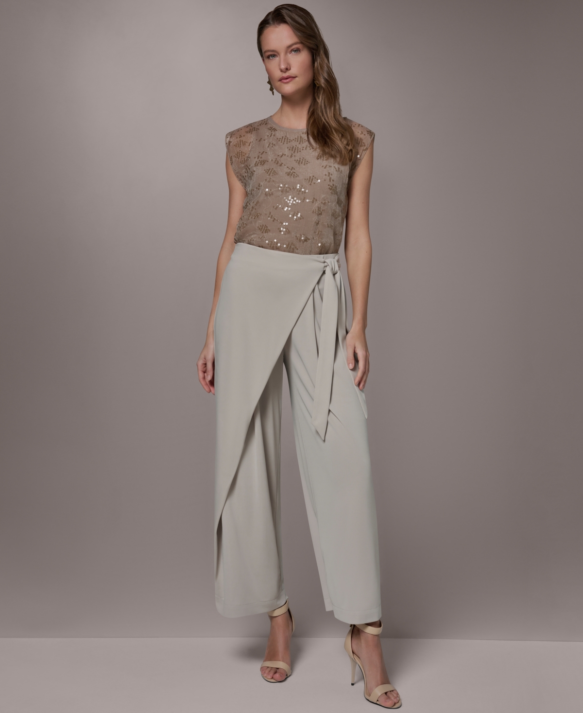 Donna Karan New York Women's Wrap Overlay Pants