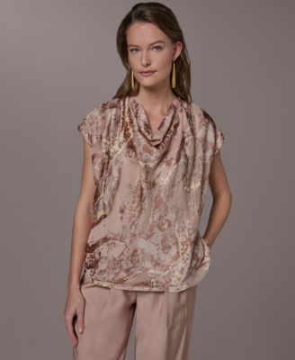 Donna Karan New York - Women's Cowl Neck Top