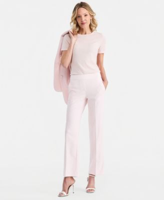 Petite Crew Neck Short-Sleeve Top