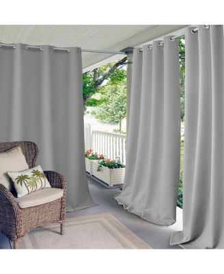 Elrene Home Fashions Connor Solid Indoor/Outdoor Window Curtain