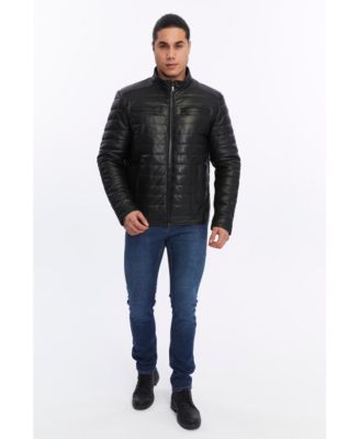 Men's Light Puffer Jacket with Front Pockets