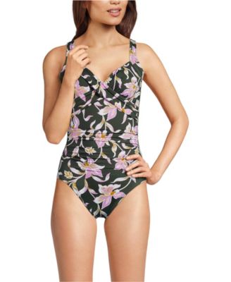 Women's Sweetheart Underwire Wrap One Piece Swimsuit