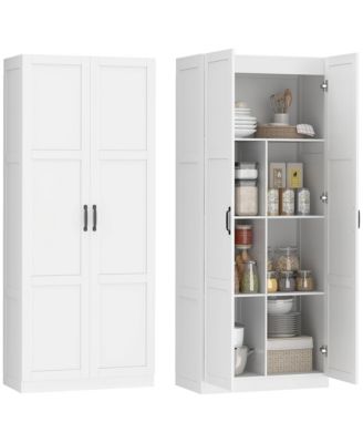 Kitchen Pantry Cabinet with Soft-Close Hinges Kitchen Cabinet