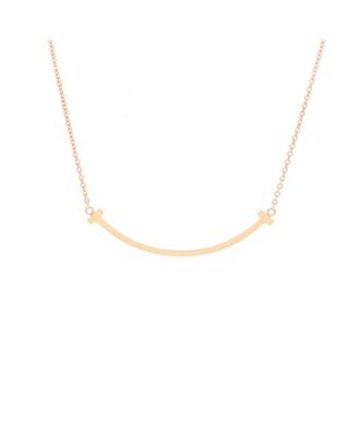 T Smile Pendant Necklace