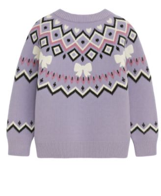 Girls' 2T-6X Stitch Fair Isle Sweater