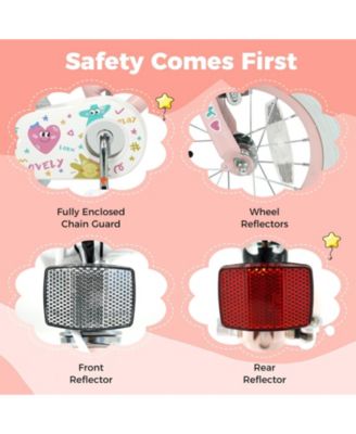 Kids Bike Adjustable for 3-8 Years Old Children - Stars & Moon