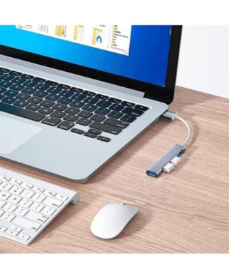 USB Extender 4-Port Small USB Hub for Pc Laptop 5Gbps Data Transfer for Desktop, USB Flash Drives, Mobile HDD