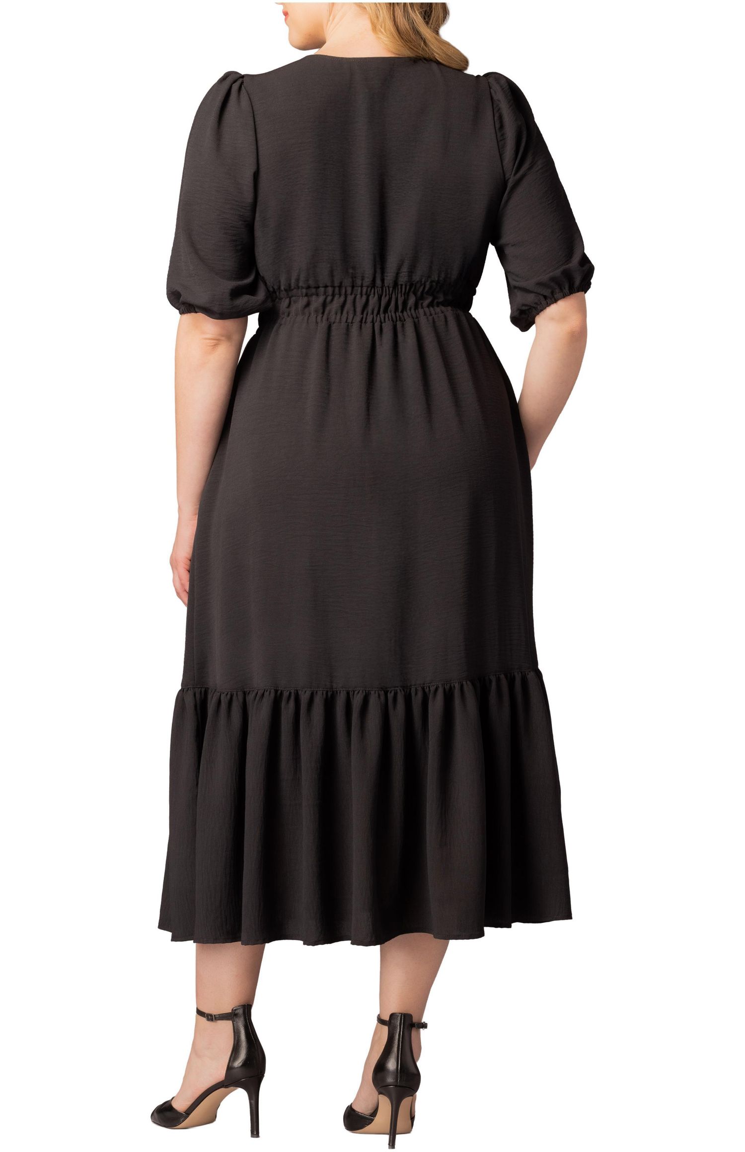Plus Size Bailey Square Neck Maxi Dress