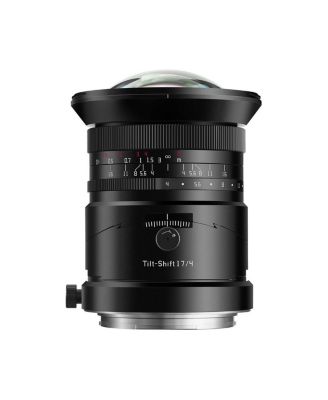 17mm f/4 Tilt Shift Lens for Fujifilm GFX, Black