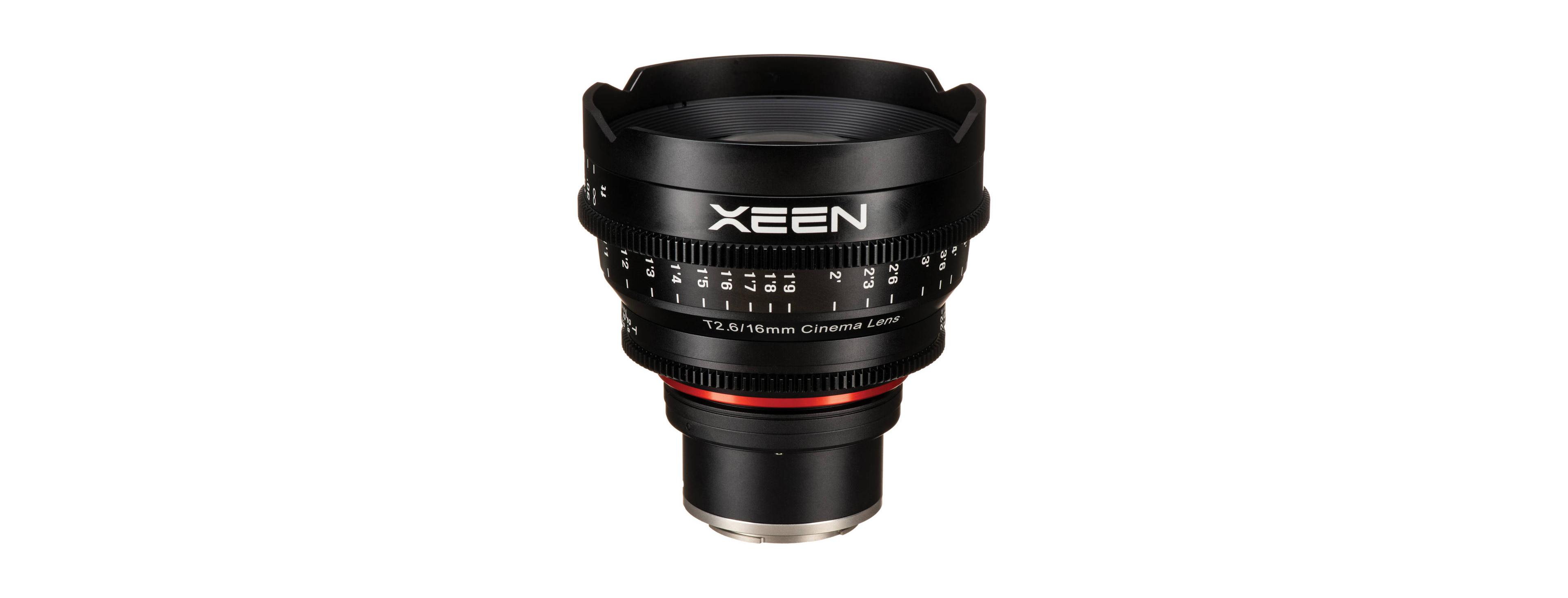 Rokinon Xeen 16mm T2.6 Wide-Angle 6K Ready Cine Lens for Sony E-Mount
