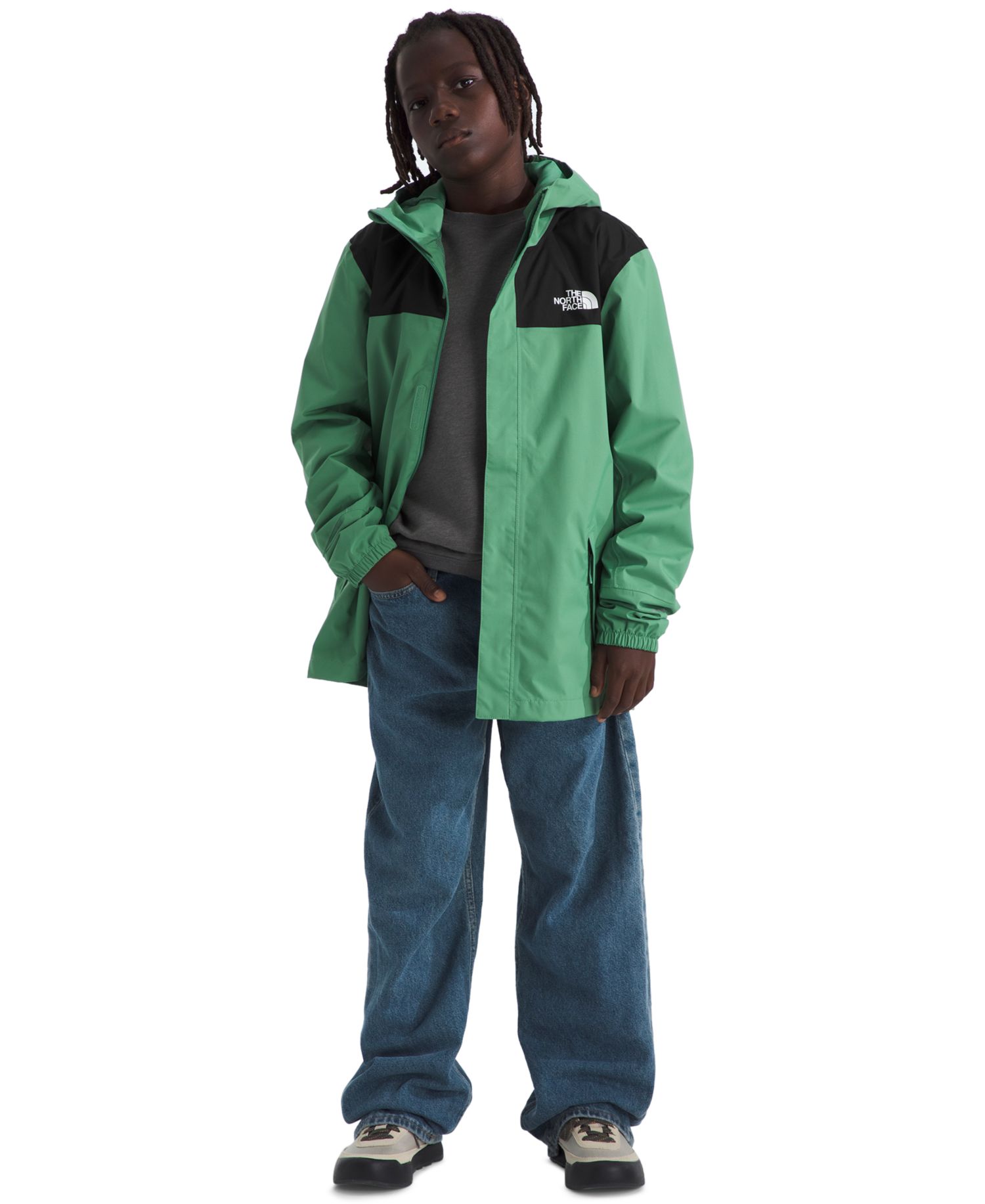 Boys' 6-20 Antora Hooded Rain Jacket