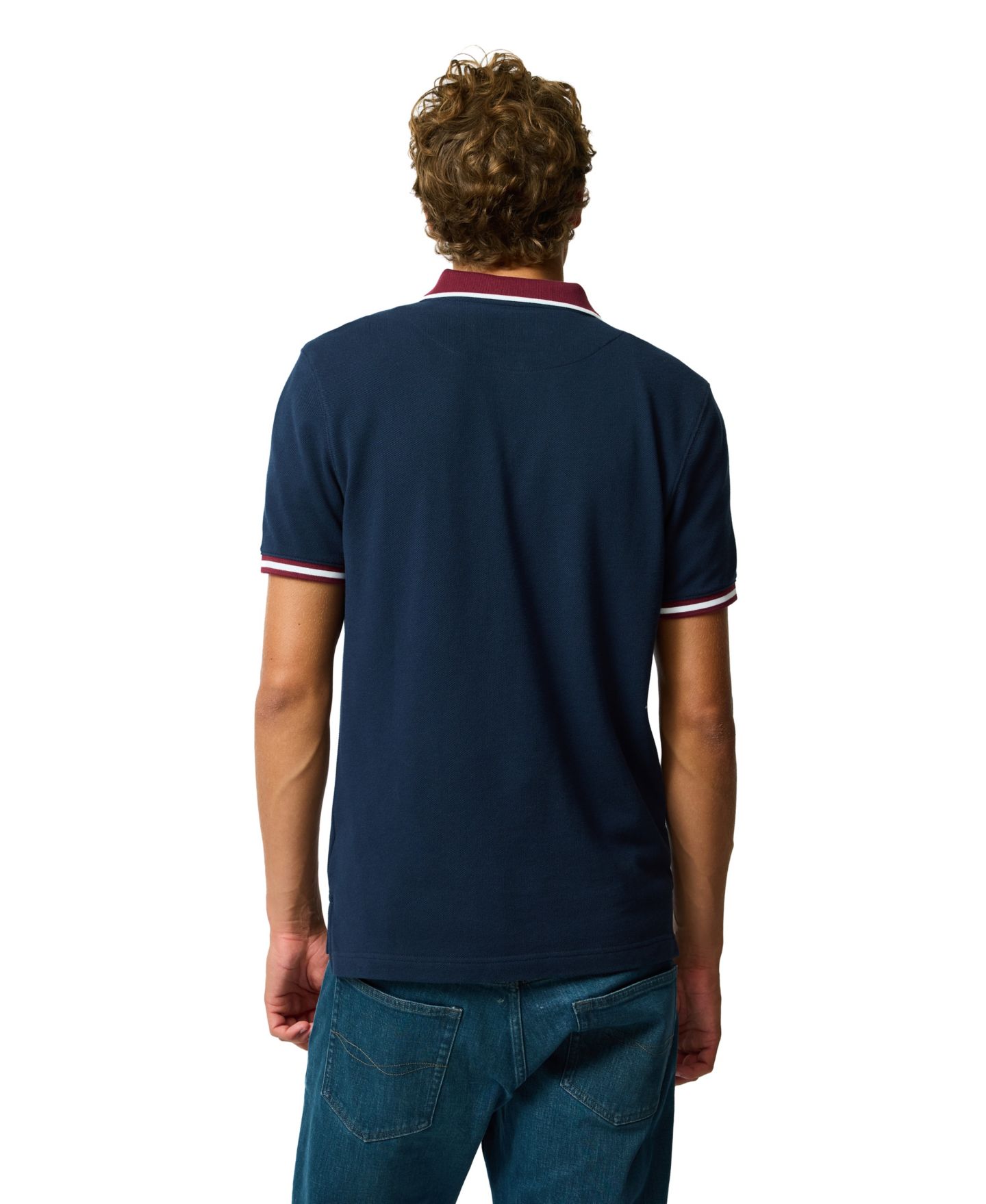 Мужское поло Rodd & Gunn New Lynn Sport Fit Polo Shirt, цвет: Eclipse — фото 5