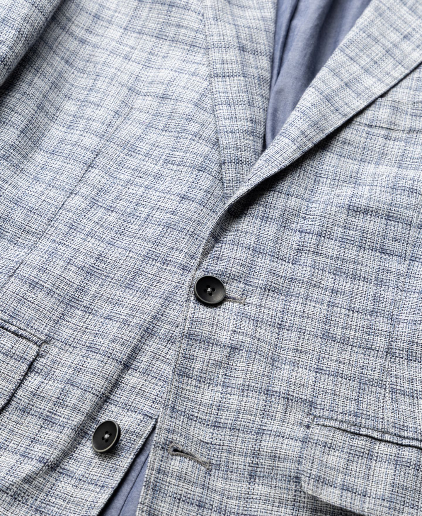 Мужской пиджак Rodd & Gunn Charterhouse Sport Fit Linen Blazer, цвет: Индиго — фото 3