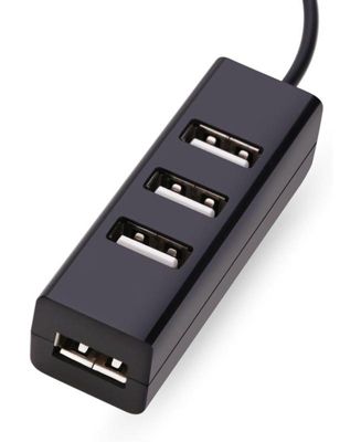 4-Port USB 2.0 Hub High-Speed 480Mbps, Compact Portable Splitter – Ideal for Professionals,Home Users