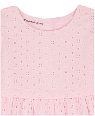 Girls' Toddler 2T-4T Eyelet Flare Skirt Dress