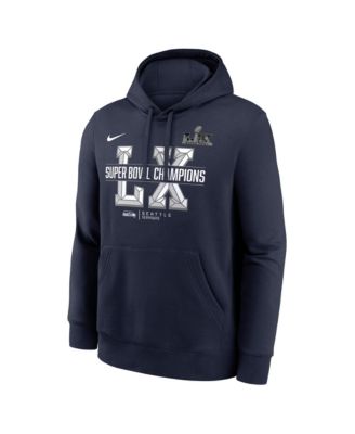 Men's Navy Seattle Seahawks Super Bowl LX Champions Sacrifice Hoodie