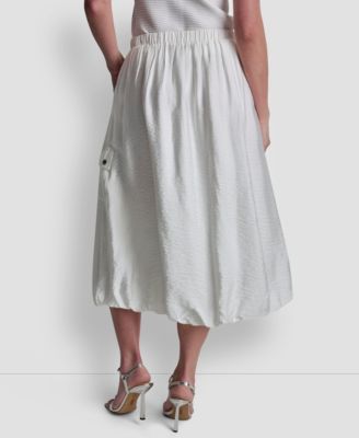 Women's Pull-On Bubble Hem Cargo Skirt