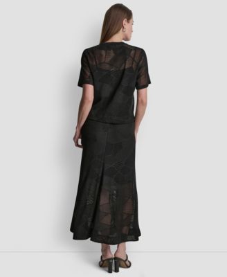 Women's Croton Lace Top and Croton Lace Skirt