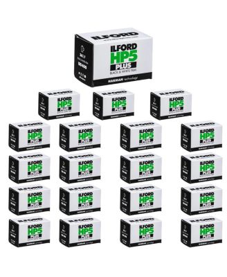 HP-5 Plus Black and White Film, ISO 400, 35mm, 36 Exposures, 50-Pack