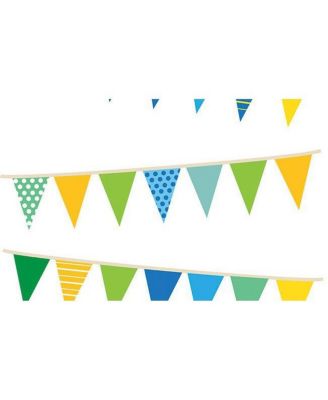 Printed Background Paper, 180 gsm, 7.6 mil, 53"x18', Party Banners