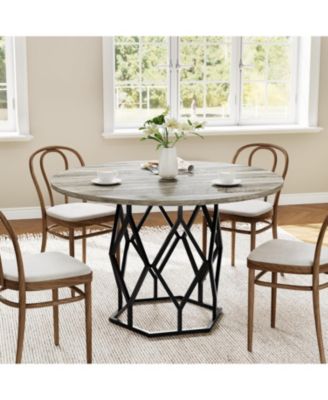 Kitchen Round Dining Table 4-6 People Kitchen and Dining Room Tables