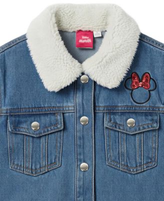 Girls' 2T-6X Minnie Mouse Denim Jacket