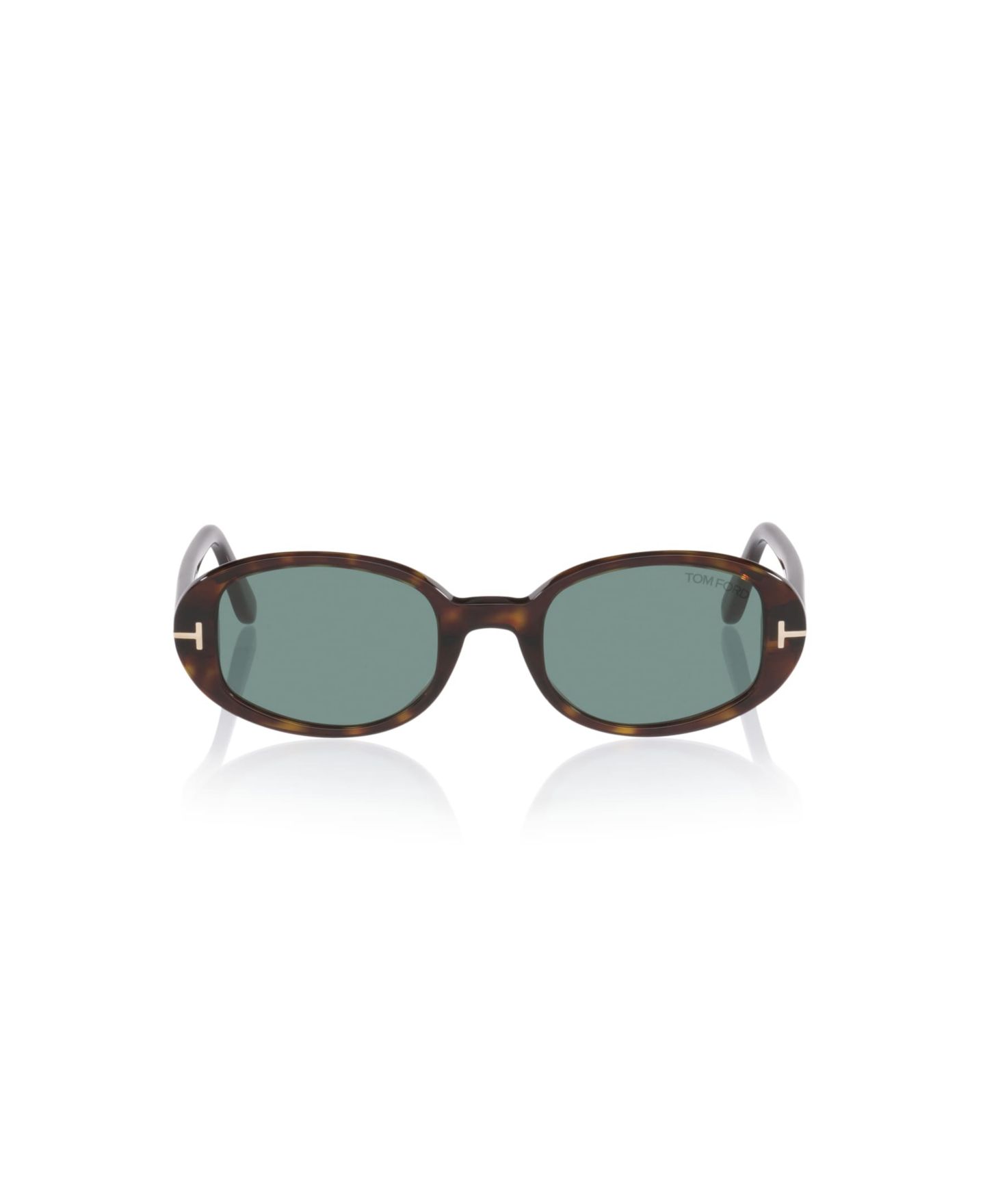 Женские солнцезащитные очки Tom Ford Oval Sunglasses, Iggy TR002277, цвет: Черепаховый — фото 2