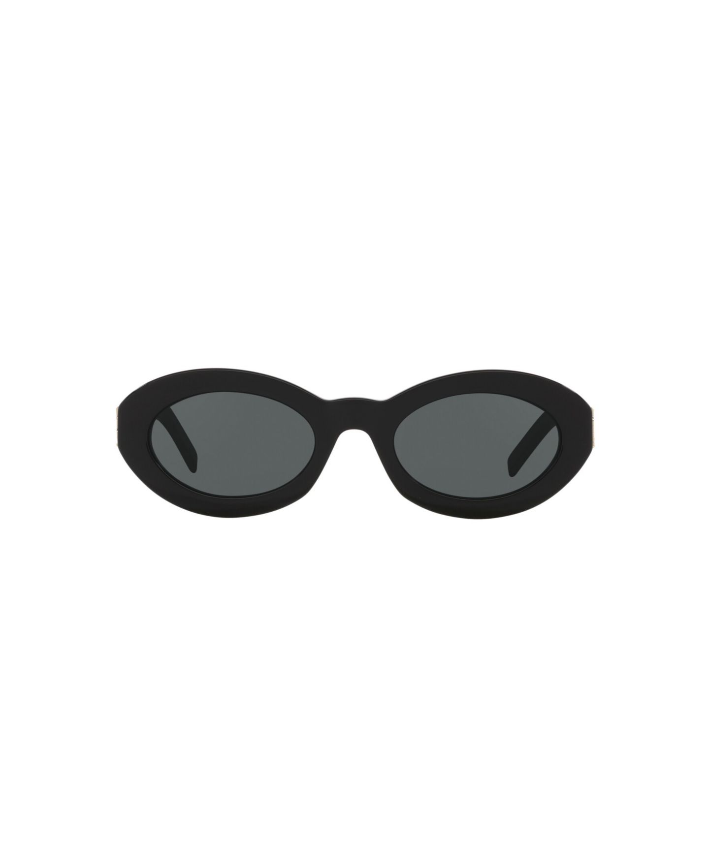 Женские солнцезащитные очки Saint Laurent Oval Sunglasses, SL M136 YS000585, цвет: Чёрный — фото 2
