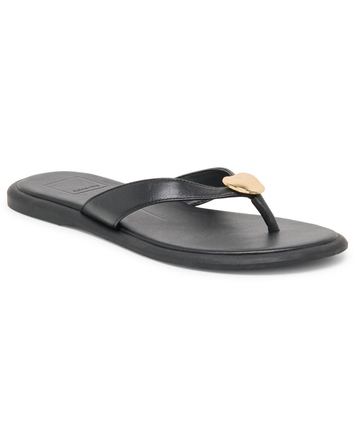 Dolce Vita Women's Jaina Dome Embellished Thong Flat Sandals