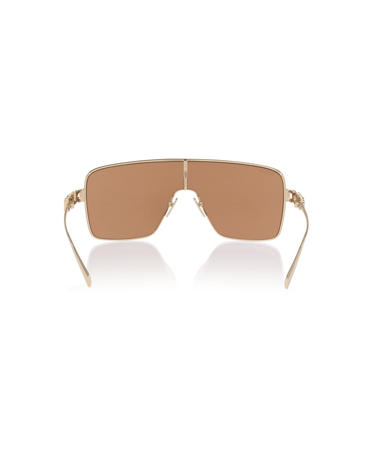 Женские солнцезащитные очки Gucci Geometric Sunglasses, GG1936S GC002636, цвет: Золотой — фото 4