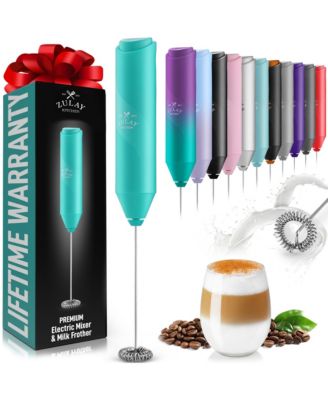 FrothMate Powerful Portable & Compact Milk Frother - No Stand Electric Whisk