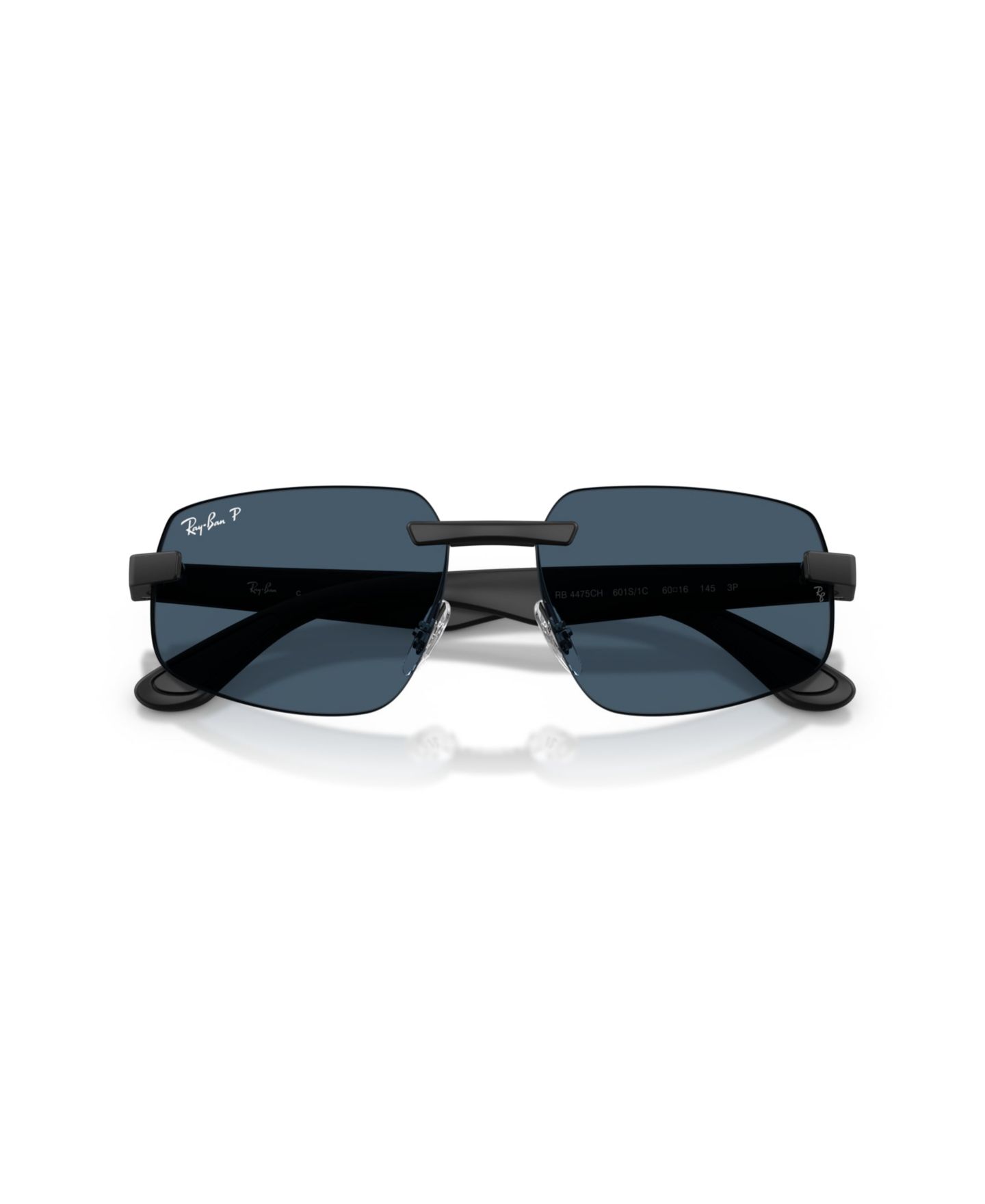 Солнцезащитные очки Ray-Ban Unisex Polarized, RB4475CH, цвет: Песочный чёрный — фото 6
