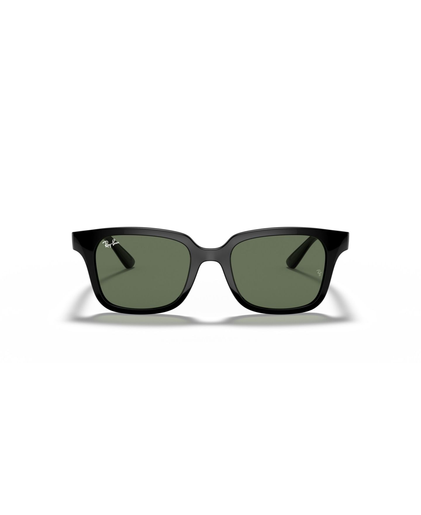Детские солнцезащитные очки Ray-Ban Jr Square, 0RJ9071S (Ages 7-10), цвет: Чёрный — фото 2