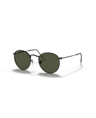 Men's Round Metal Legend Gold Sunglasses, RB3447