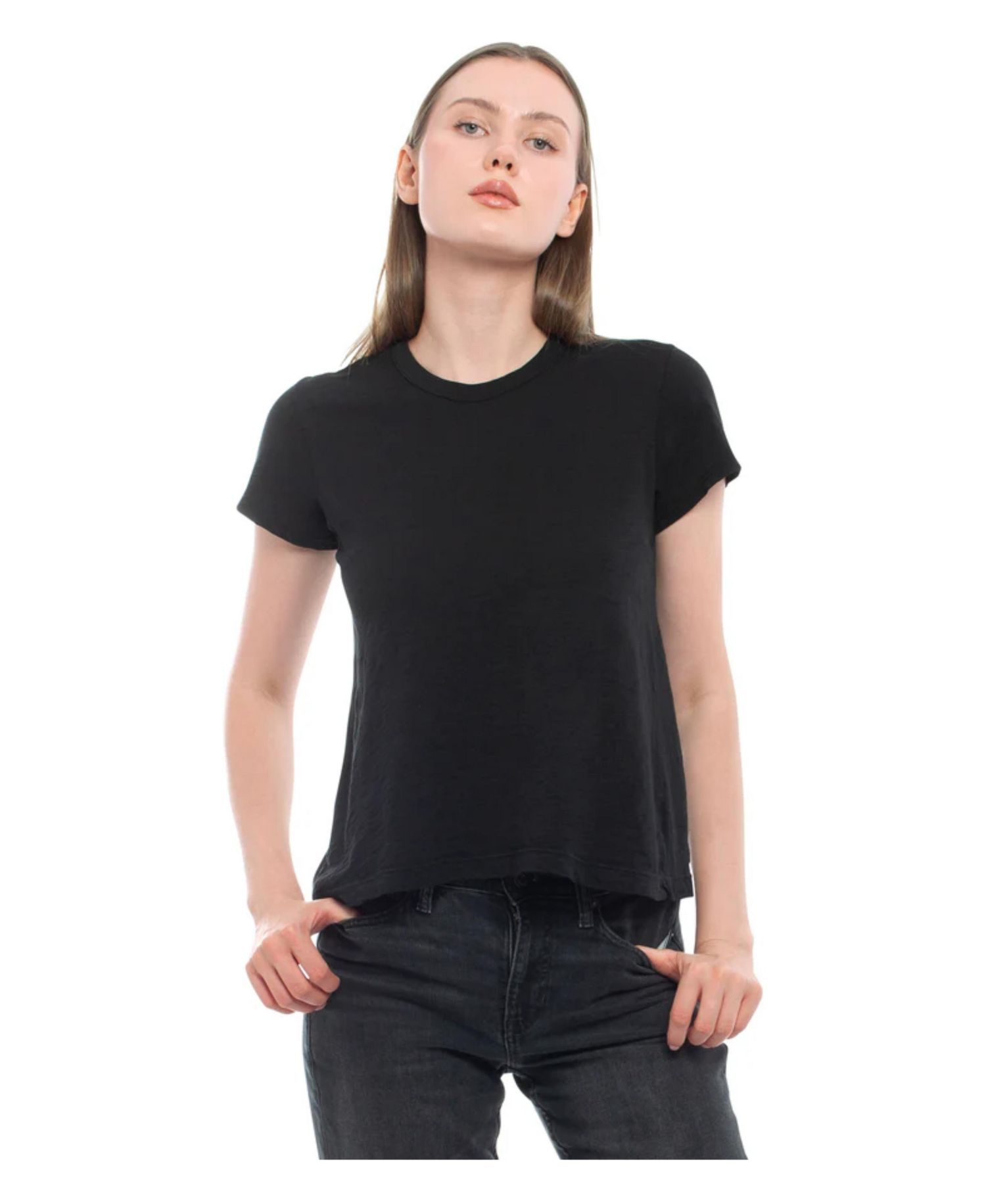 Women's Baby Fit Crew Tee