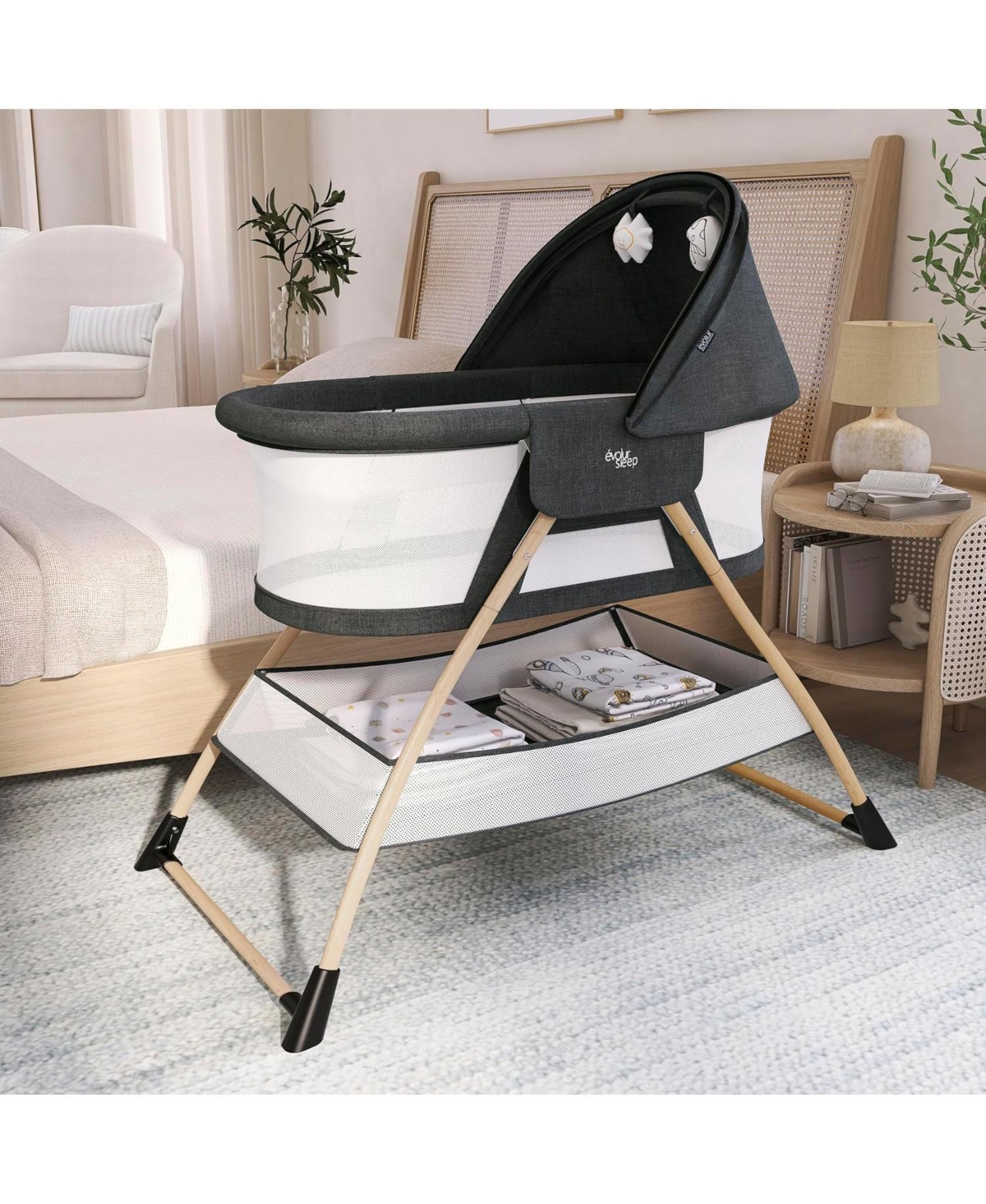 Evolur Baby Cozy Dreamer Bassinet