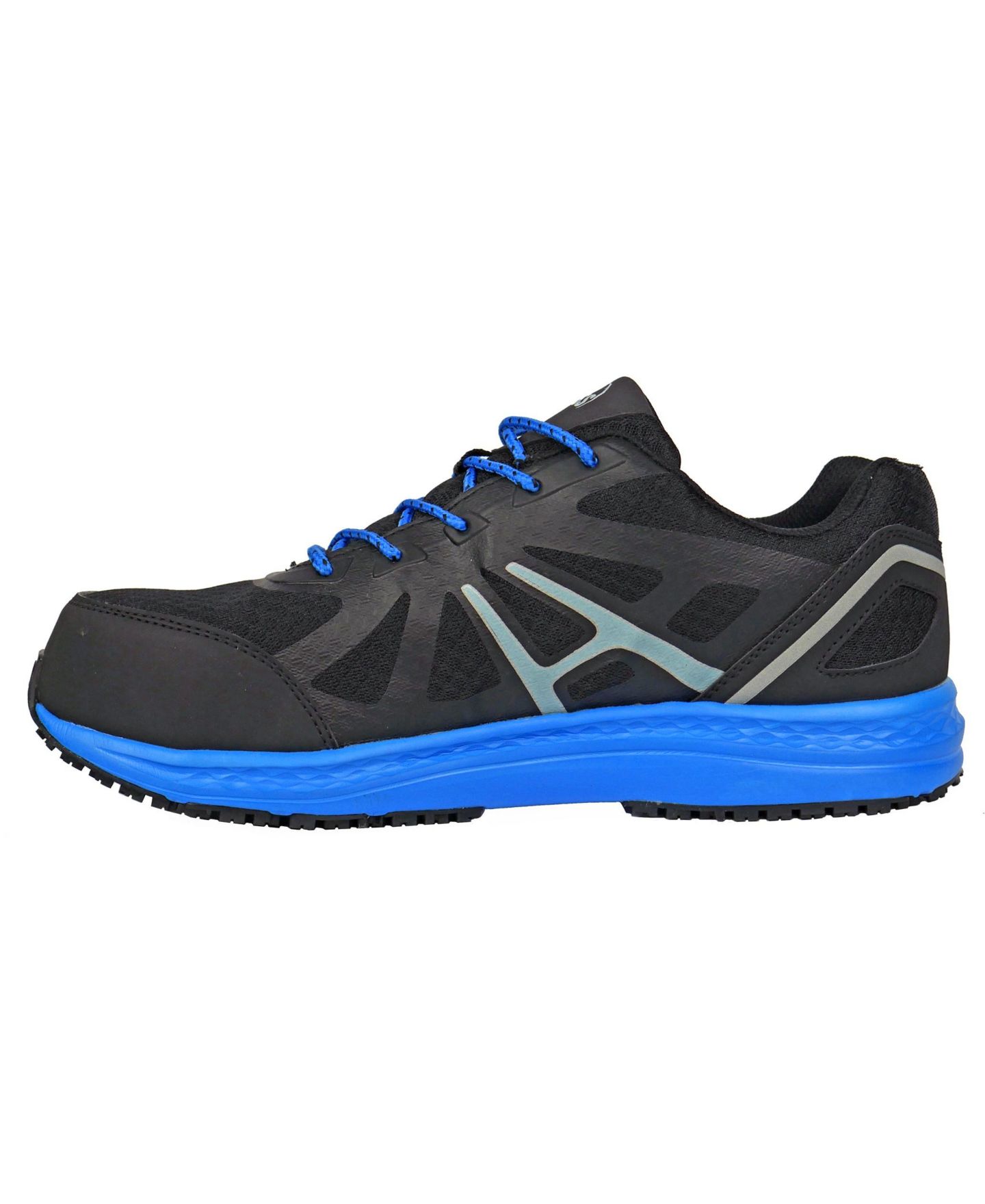 Мужские ботинки Hoss Boot Company HOSS Express Composite Toe Lightweight Men s Work Shoe, цвет: Чёрный / Королевский синий — фото 3