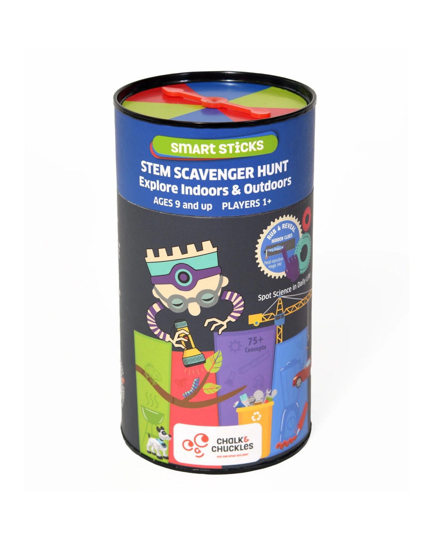 Детские игрушки Chalk & Chuckles Smart Sticks Search and Find Science 75-Piece Learning Game, Ages 8+, цвет: Open Miscellaneous — фото 3