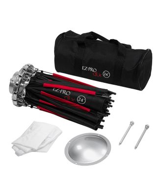 EZ-Pro DLX 24" Collapsible Beauty Dish and Softbox with Bowens Insert and Grid