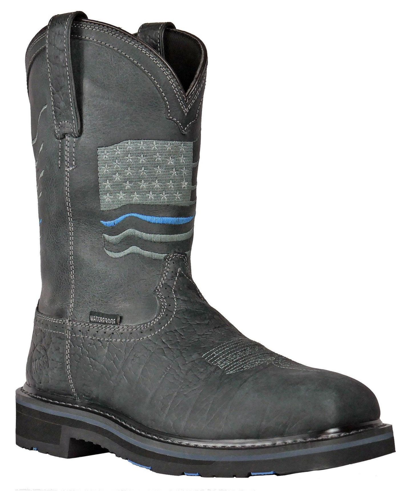 Мужские ботинки Hoss Boot Company Rushmore Composite Toe Puncture Resistant Work Boot, цвет: Чёрный — фото 1