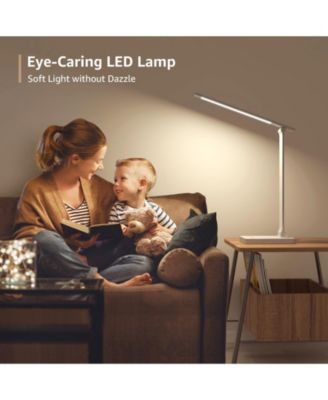 LED Desk Lamp with charging port, 650LM Touch Control, 5 Brightness Level