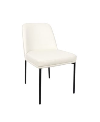 Loft Faux Leather Upholstered Dining Side Chairs, Set of 2