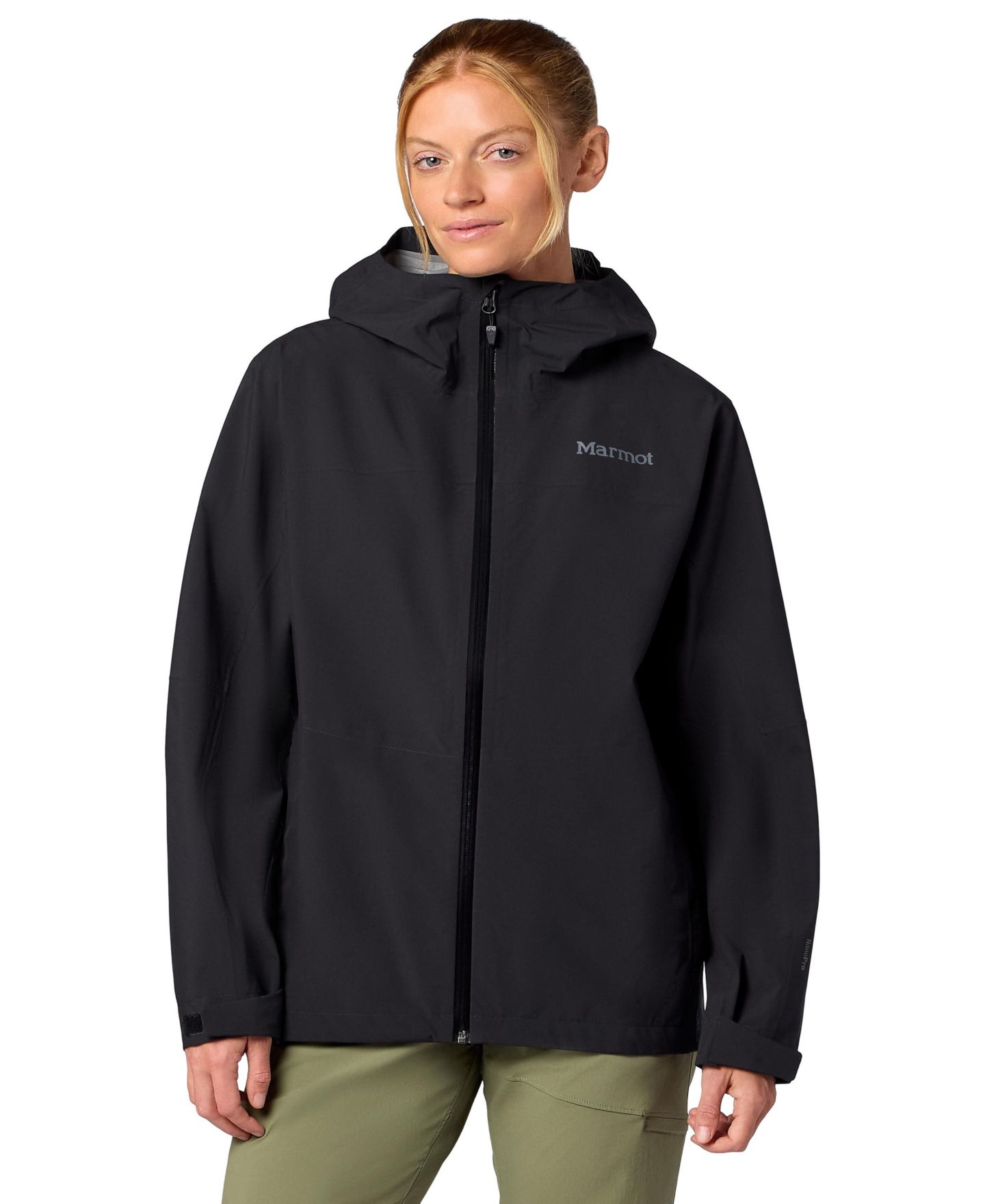 Женская куртка Marmot PreCip Evo Flex, цвет: Чёрный — фото 1