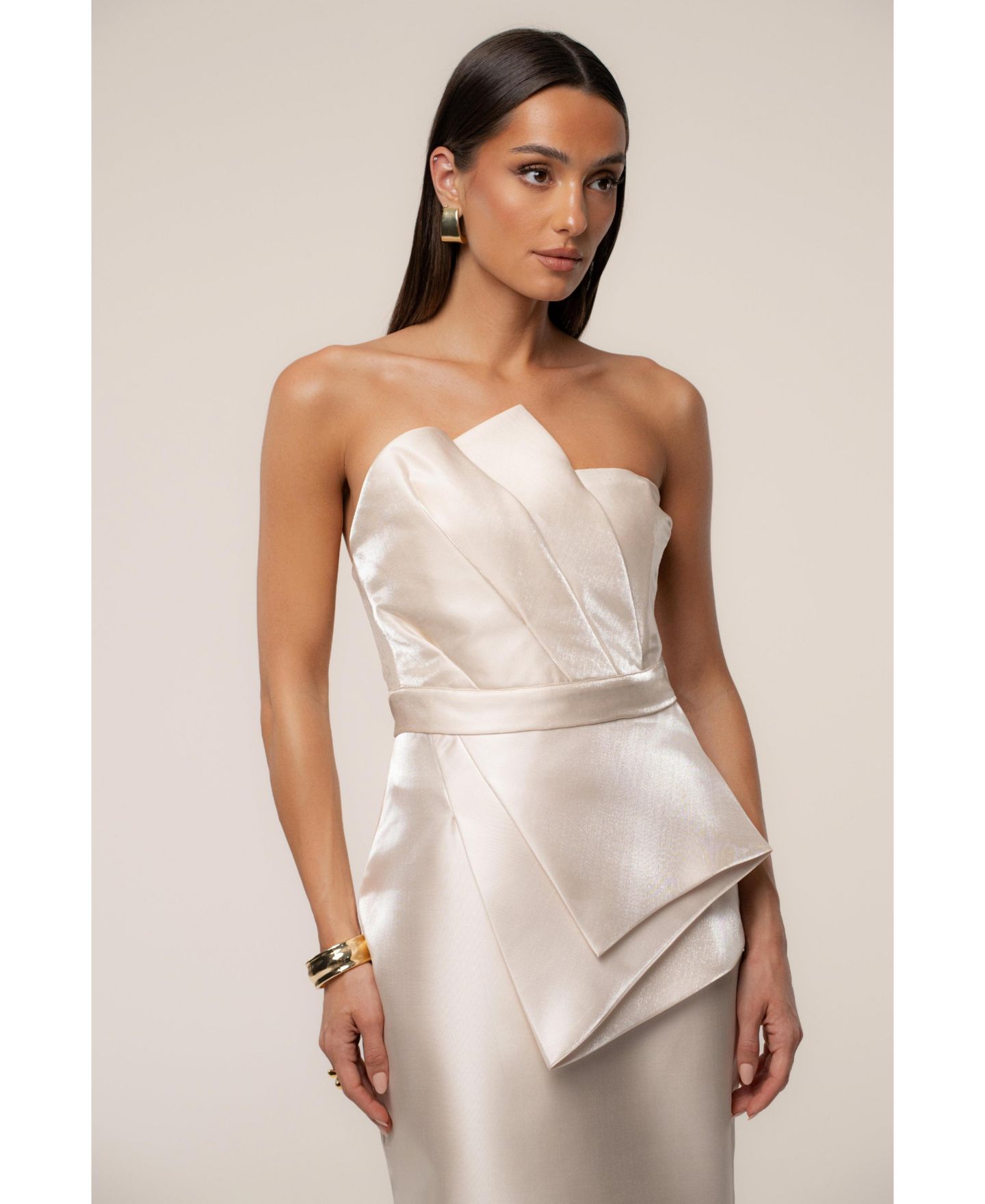 Женский топ JLUXLABEL Gala Pleated, цвет: Розовый — фото 7