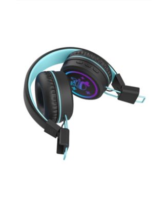 KidJamz KJ55BT (2 Pack) Bluetooth Wireless Headphones for Kids w/ LED Lights