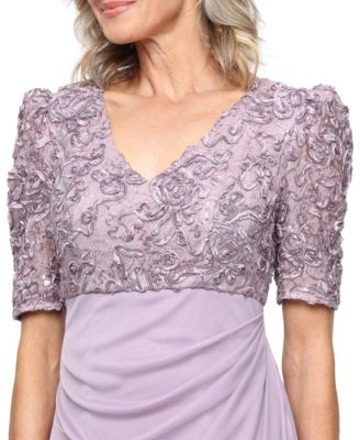 Petite V-Neck Ball Gown