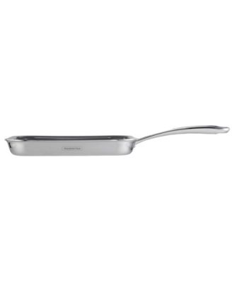 Utsava Tri-Ply Clad Stainless Steel 8" Grill Pan
