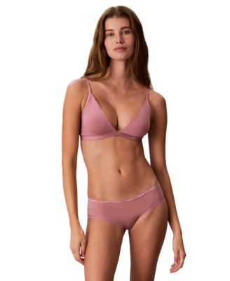 Women's Form To Body Lightly Lined Triangle Bralette QF6758